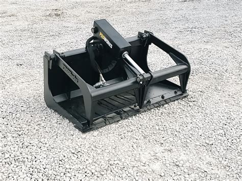 skid steer tine grapple bucket for sale|best mini skid steer attachments.